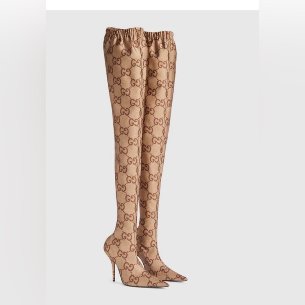 Gucci x Balenciaga The Hacker Thigh High Boots - Picture 2 of 10